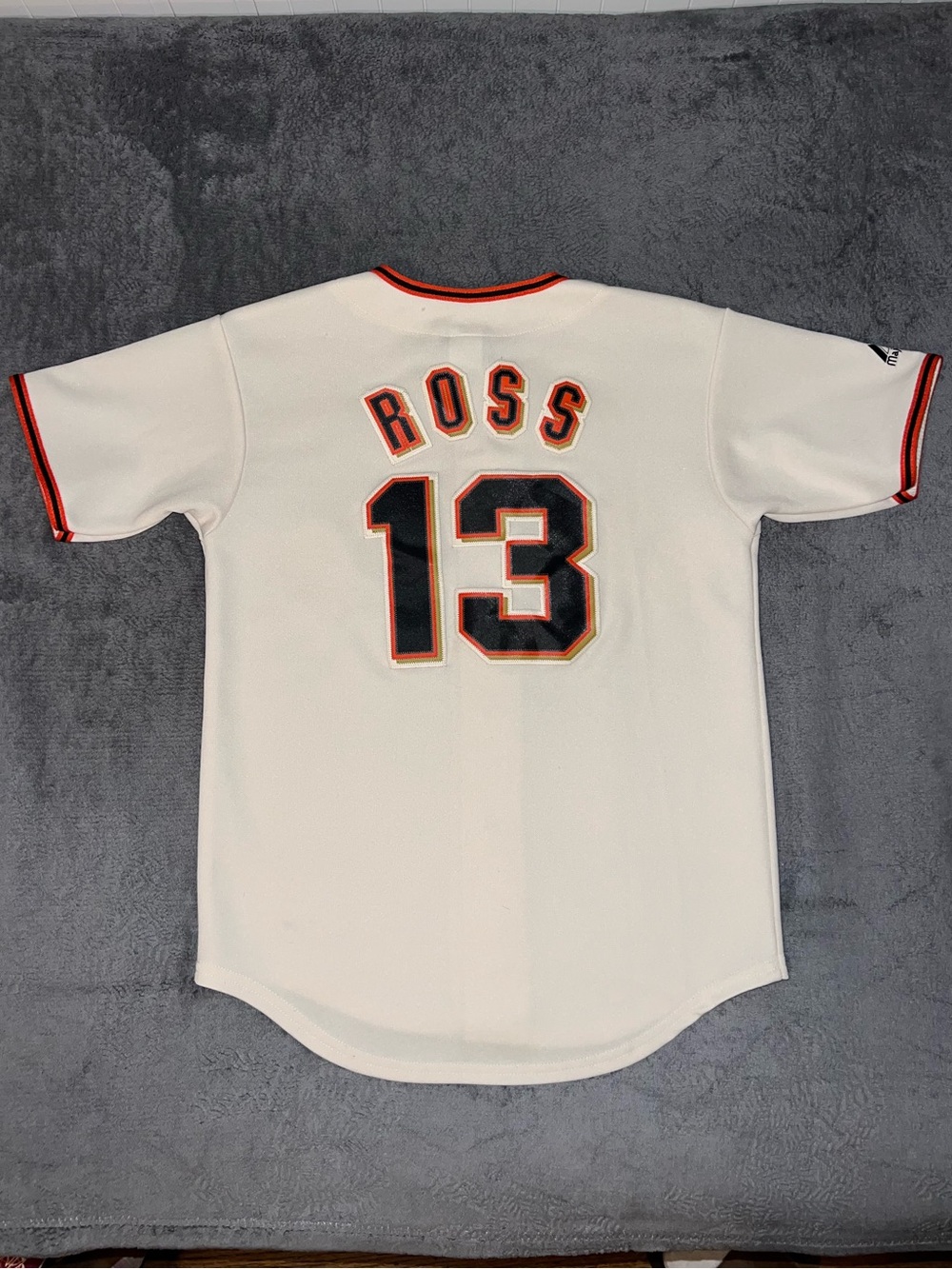 Kids’ Majestic San Francisco Giants Cody Ross #13 White Baseball Jersey